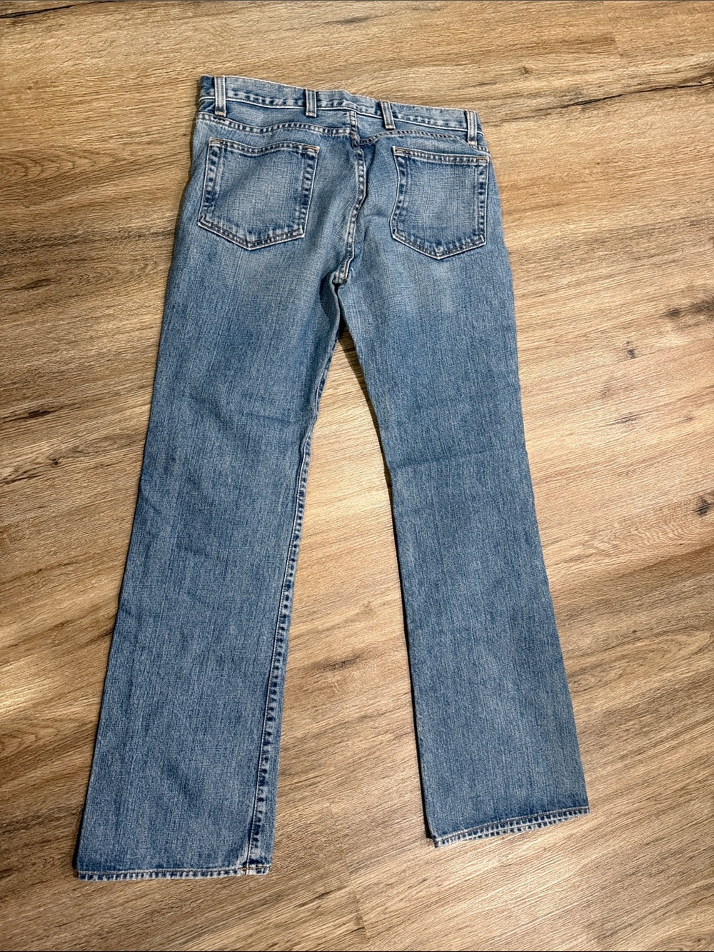 Vintage Y2K GAP Low Rise Bootcut Sidewinder Light Medium Wash Blue Jeans 2002